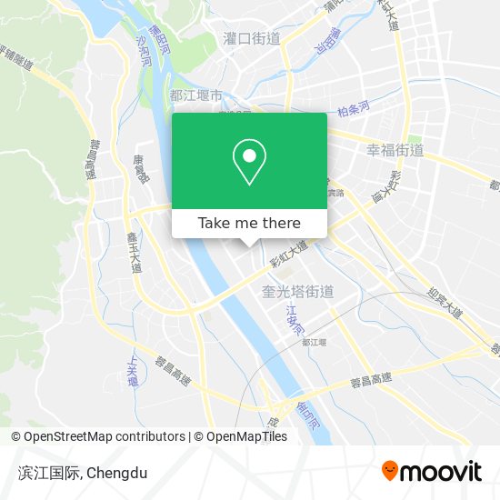 滨江国际 map