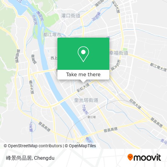 峰景尚品居 map