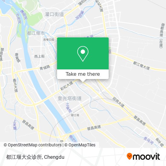 都江堰大众诊所 map