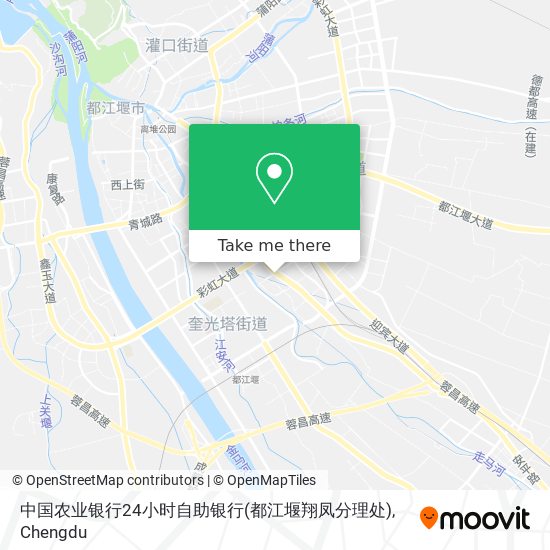 中国农业银行24小时自助银行(都江堰翔凤分理处) map