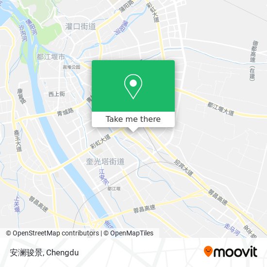 安澜骏景 map