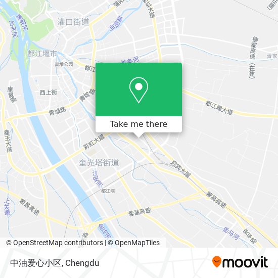 中油爱心小区 map