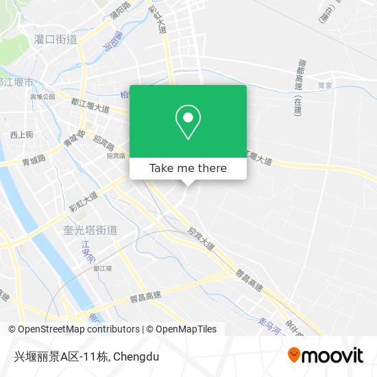 兴堰丽景A区-11栋 map