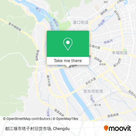 都江堰市塔子村旧货市场 map