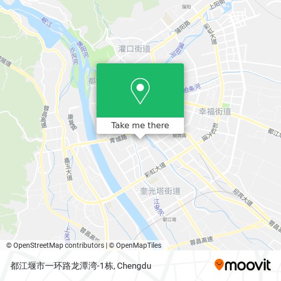 都江堰市一环路龙潭湾-1栋 map