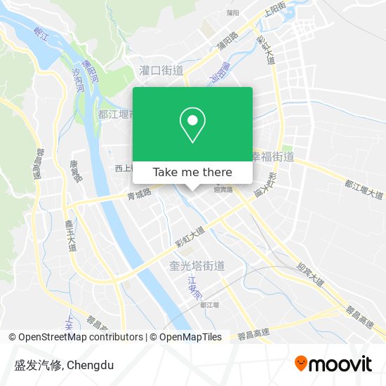 盛发汽修 map