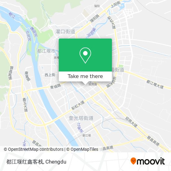 都江堰红鑫客栈 map