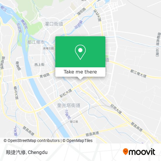 顺捷汽修 map