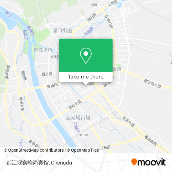 都江堰鑫峰尚宾馆 map