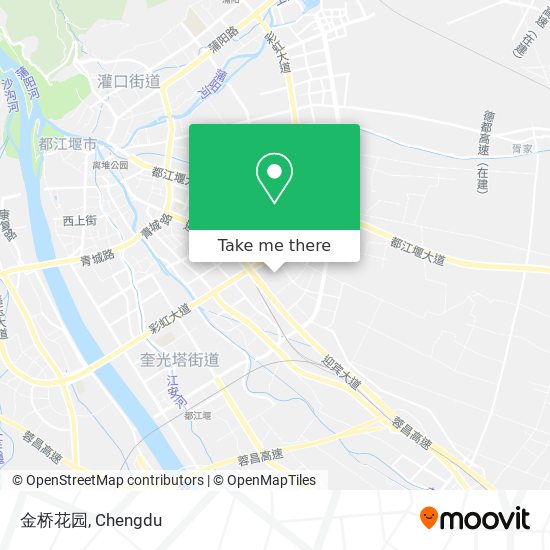 金桥花园 map