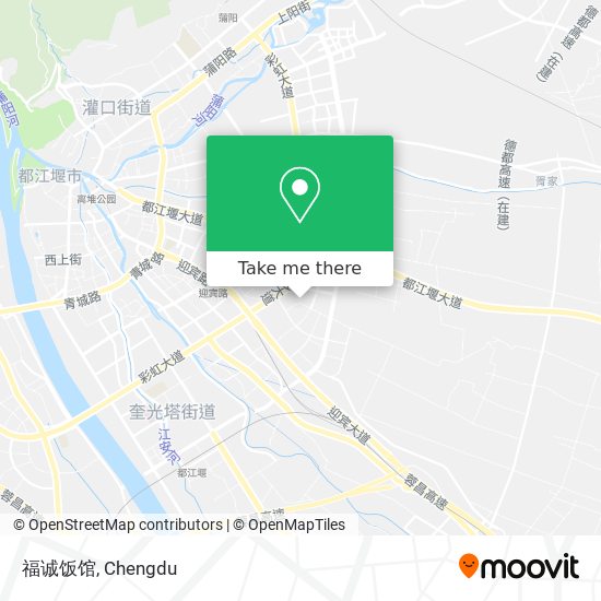 福诚饭馆 map