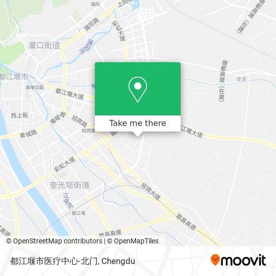 都江堰市医疗中心-北门 map
