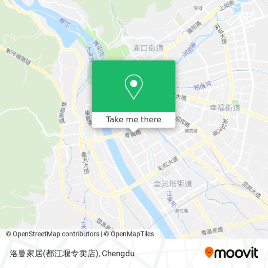 洛曼家居(都江堰专卖店) map