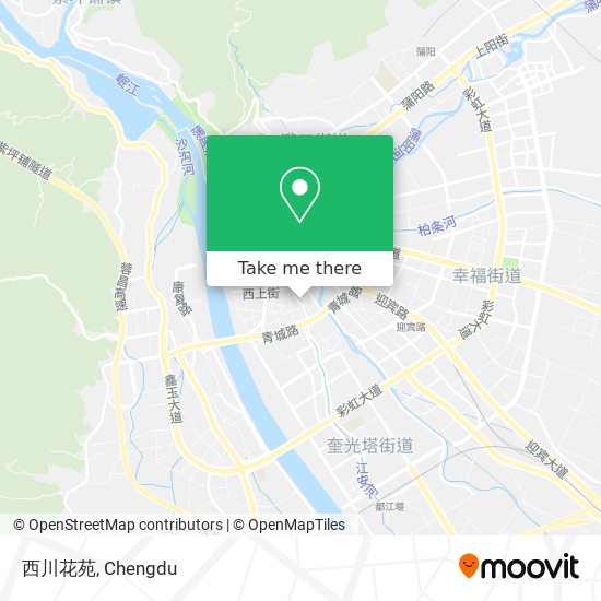 西川花苑 map