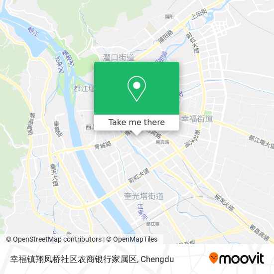 幸福镇翔凤桥社区农商银行家属区 map