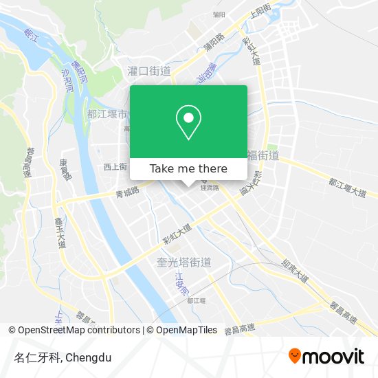名仁牙科 map