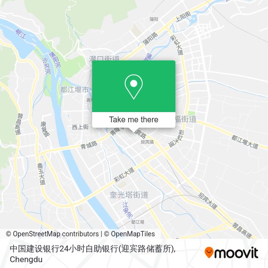 中国建设银行24小时自助银行(迎宾路储蓄所) map