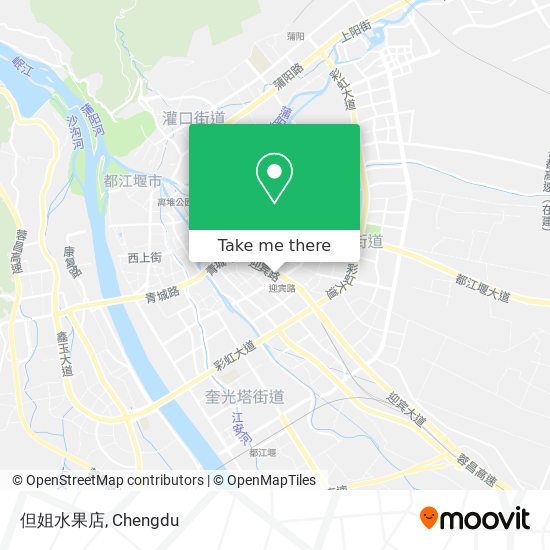 但姐水果店 map