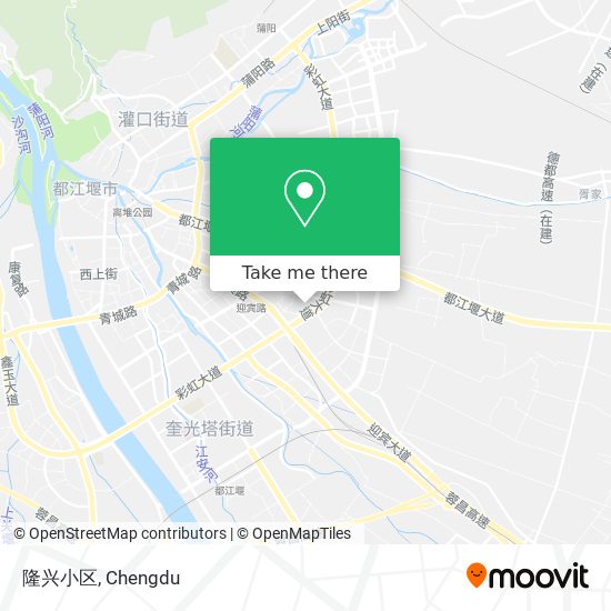 隆兴小区 map