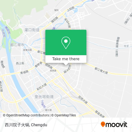 西川院子火锅 map