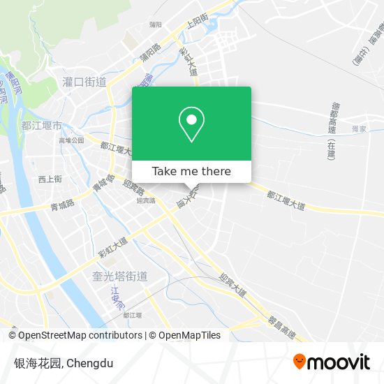 银海花园 map