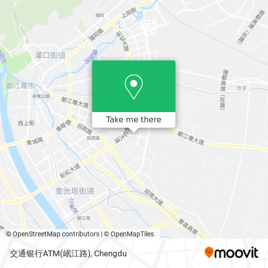 交通银行ATM(岷江路) map