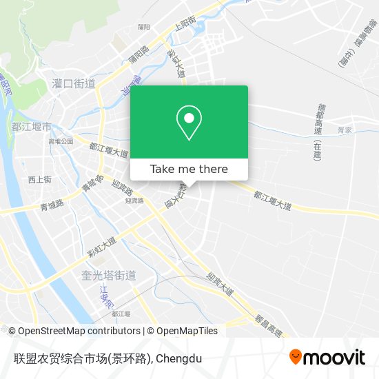 联盟农贸综合市场(景环路) map