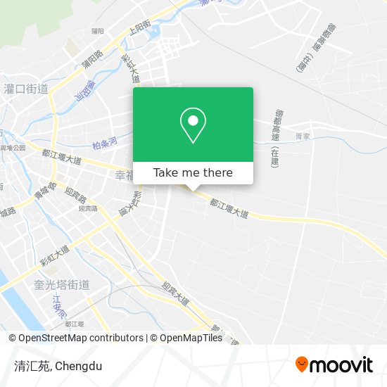 清汇苑 map