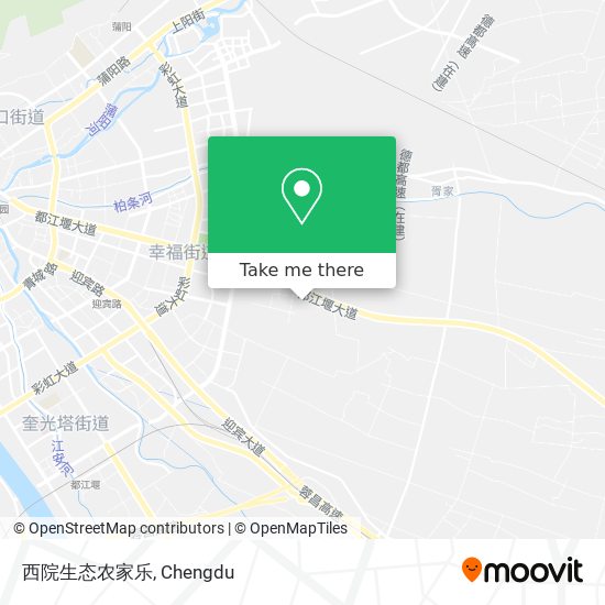 西院生态农家乐 map
