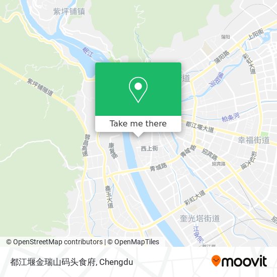 都江堰金瑞山码头食府 map