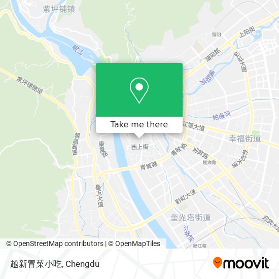 越新冒菜小吃 map