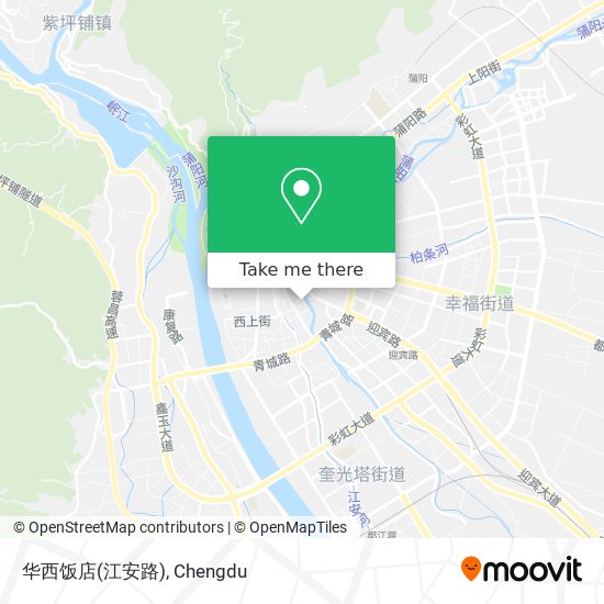 华西饭店(江安路) map