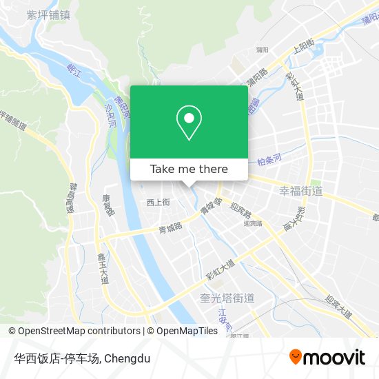 华西饭店-停车场 map