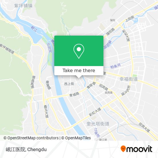 岷江医院 map