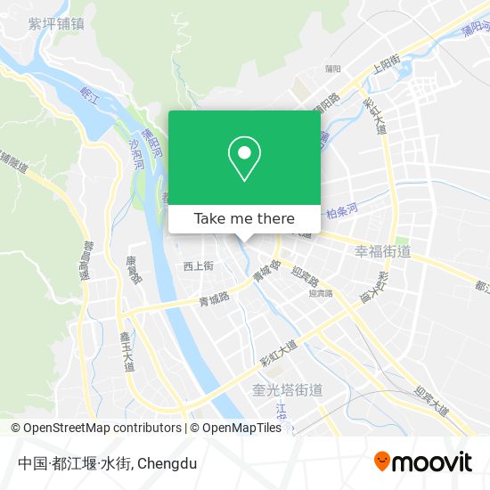 中国·都江堰·水街 map
