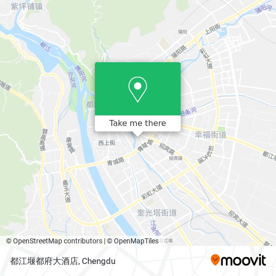 都江堰都府大酒店 map