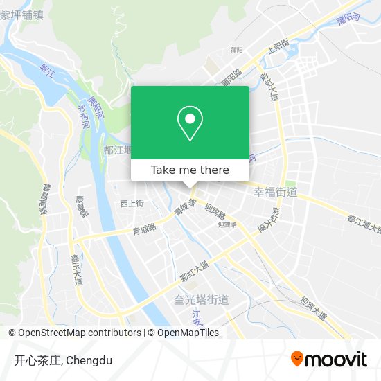 开心茶庄 map