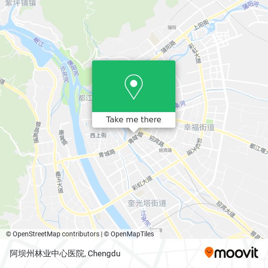 阿坝州林业中心医院 map