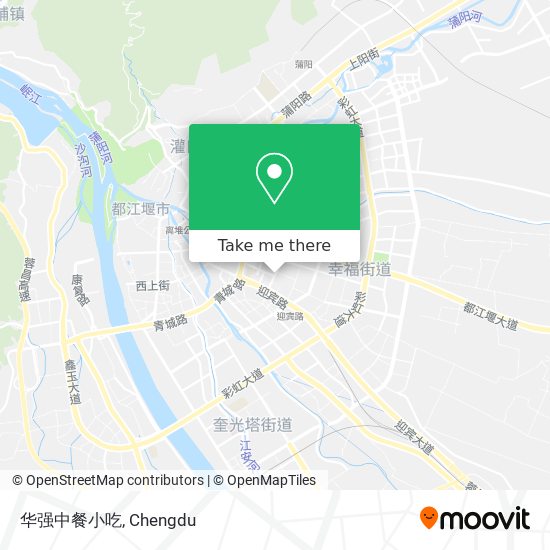 华强中餐小吃 map