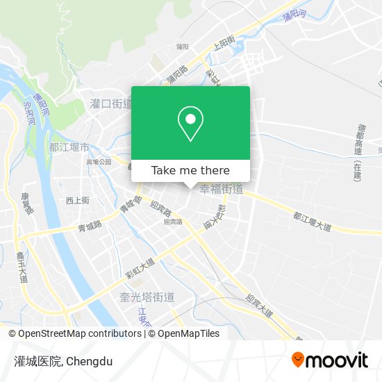 灌城医院 map