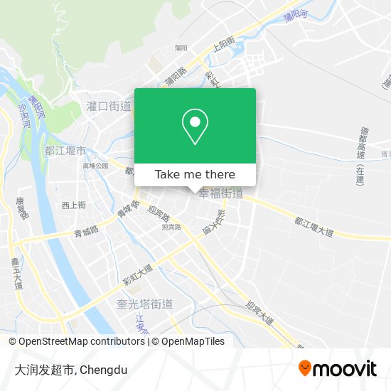 大润发超市 map
