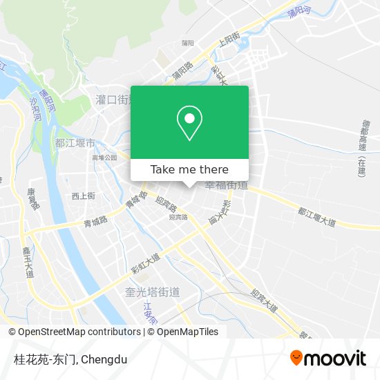 桂花苑-东门 map