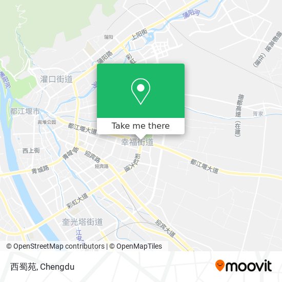 西蜀苑 map
