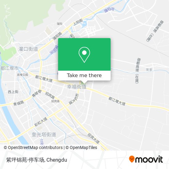 紫坪锦苑-停车场 map