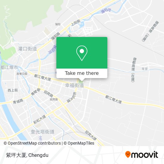 紫坪大厦 map
