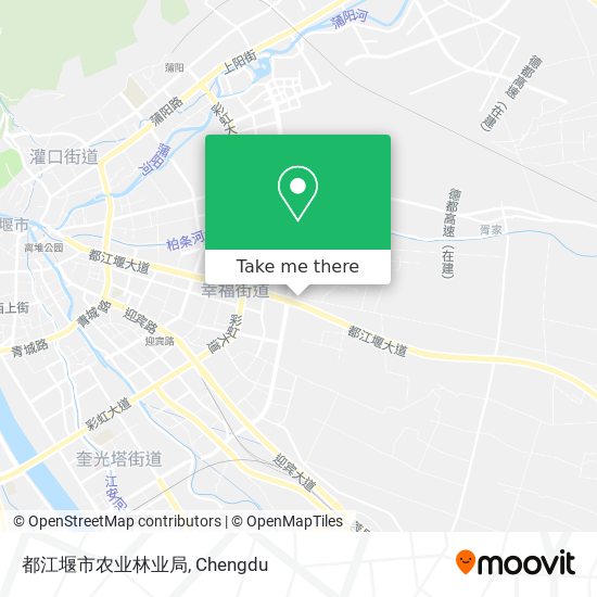 都江堰市农业林业局 map