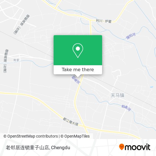 老邻居连锁童子山店 map