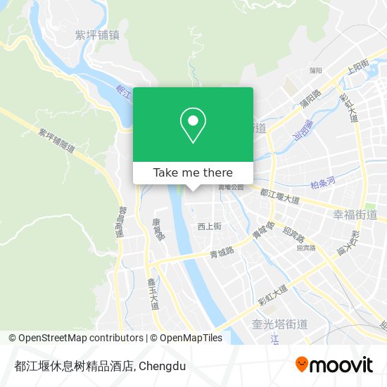 都江堰休息树精品酒店 map