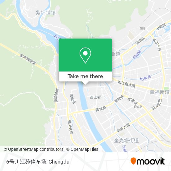 6号川江苑停车场 map