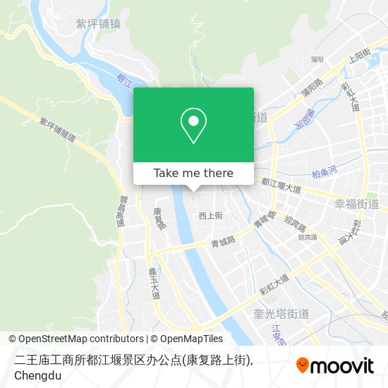 二王庙工商所都江堰景区办公点(康复路上街) map